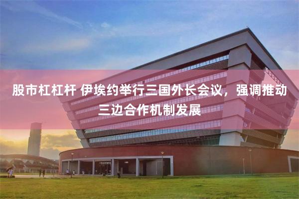 股市杠杠杆 伊埃约举行三国外长会议，强调推动三边合作机制发展